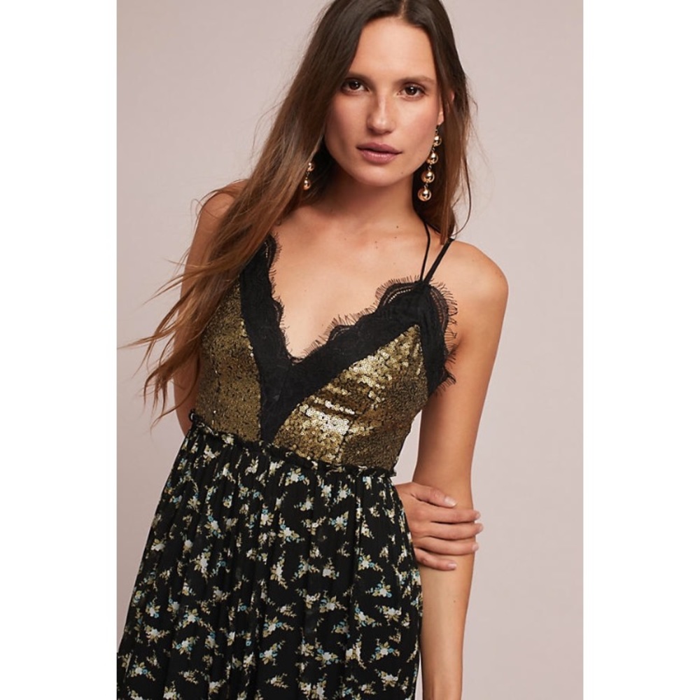 NWT Anthropologie Lakshmi maxi dress - Picture 3 of 4